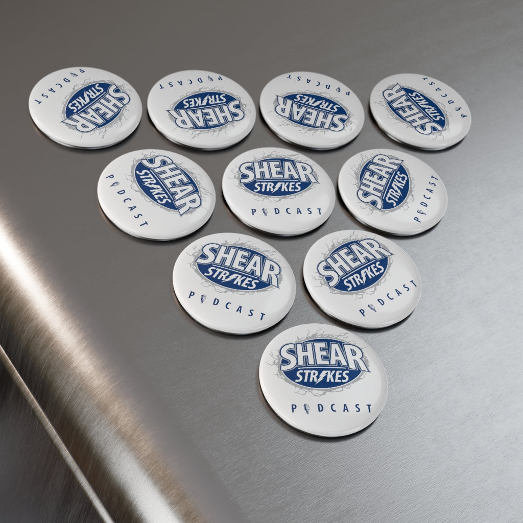 Button Magnet, Round (1 & 10 pcs)