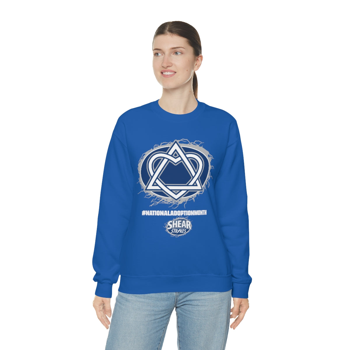 National Adoption Month Crewneck Sweatshirt