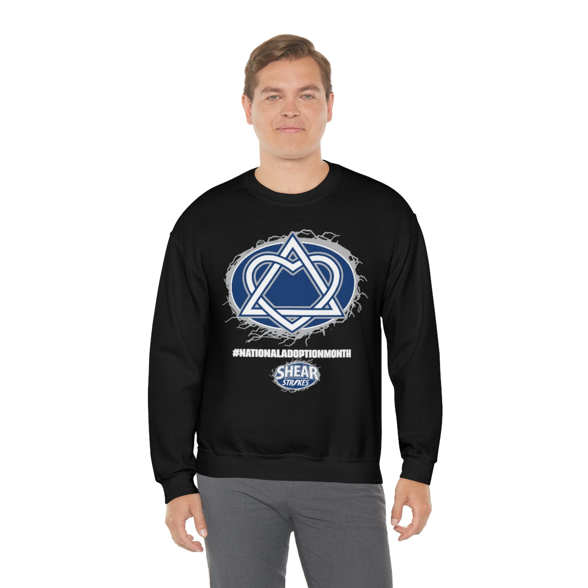 National Adoption Month Crewneck Sweatshirt