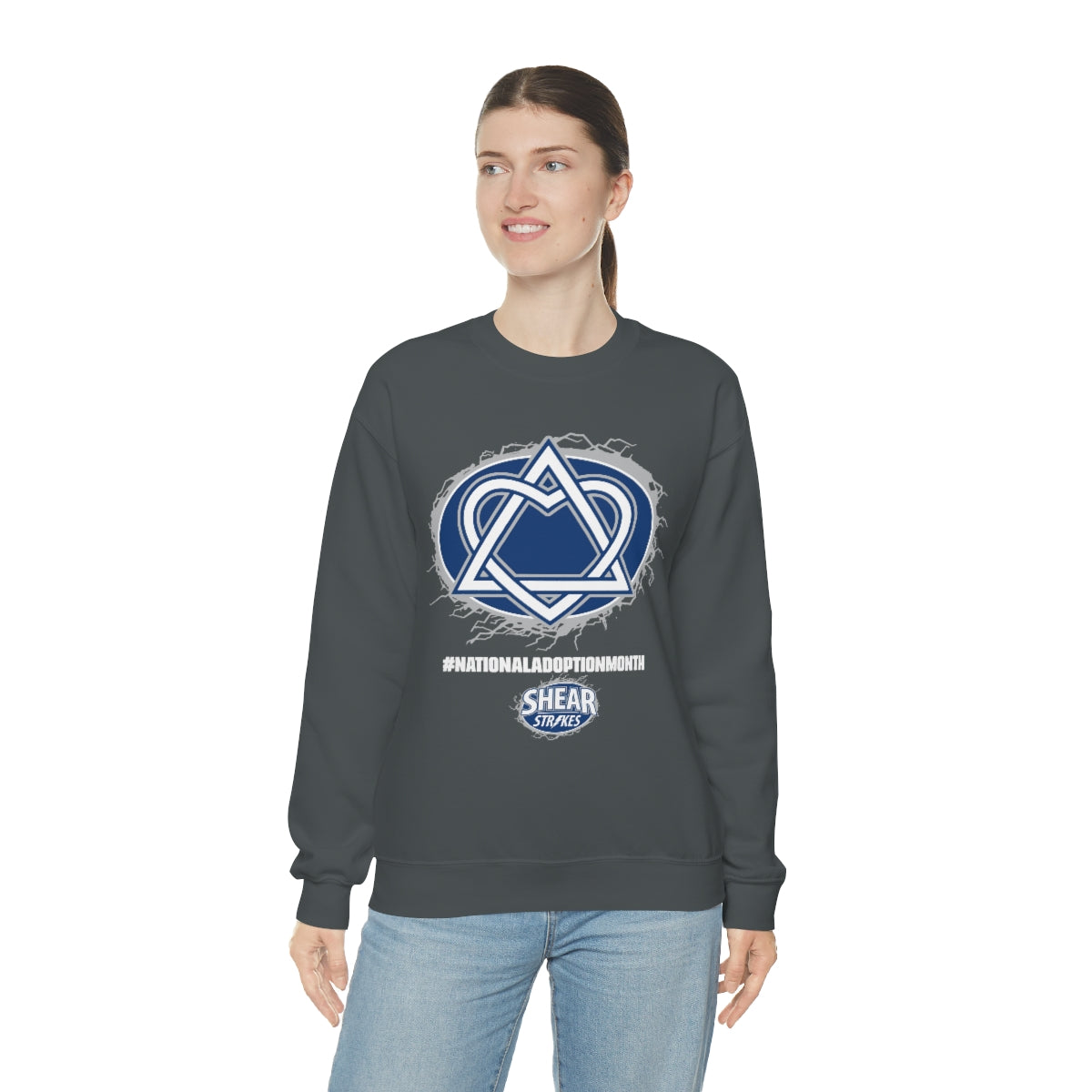 National Adoption Month Crewneck Sweatshirt