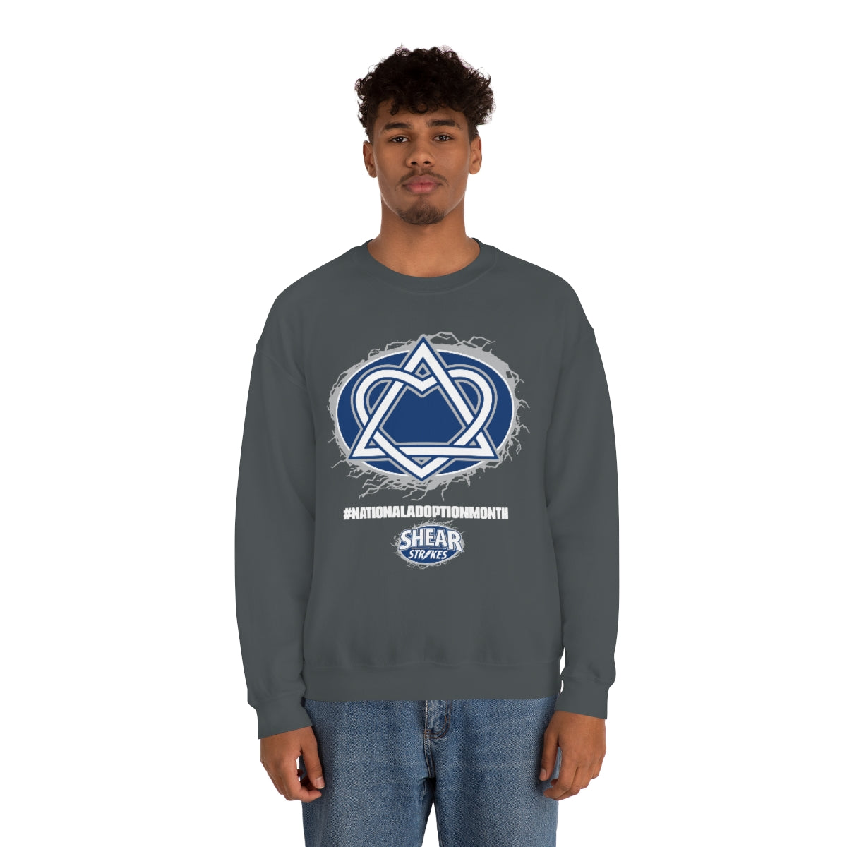 National Adoption Month Crewneck Sweatshirt