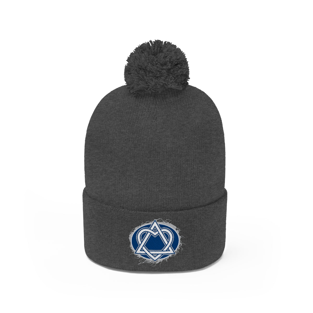 Adoption Logo Pom Pom Beanie