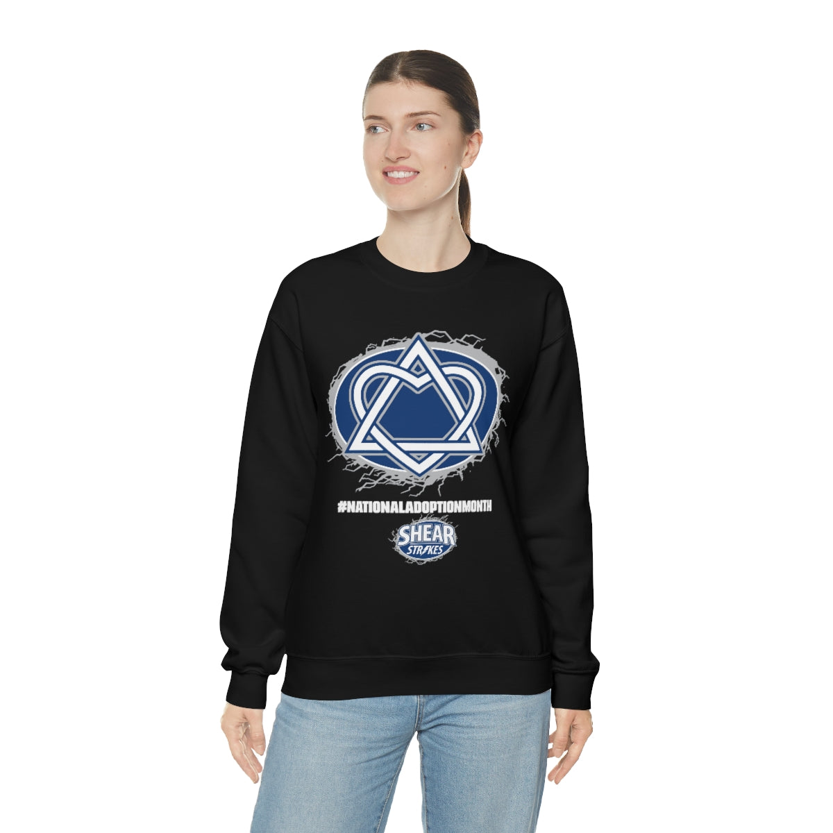 National Adoption Month Crewneck Sweatshirt