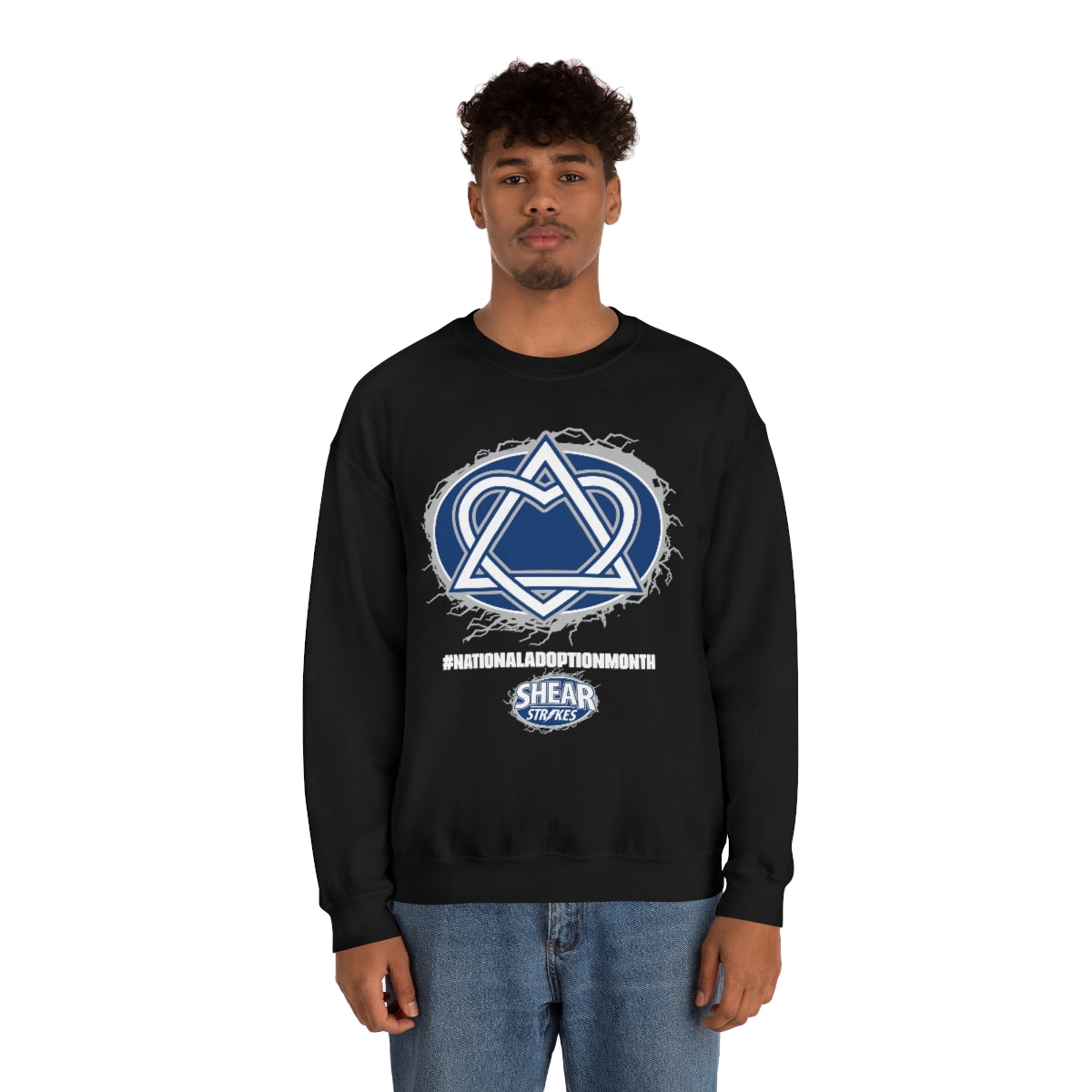 National Adoption Month Crewneck Sweatshirt