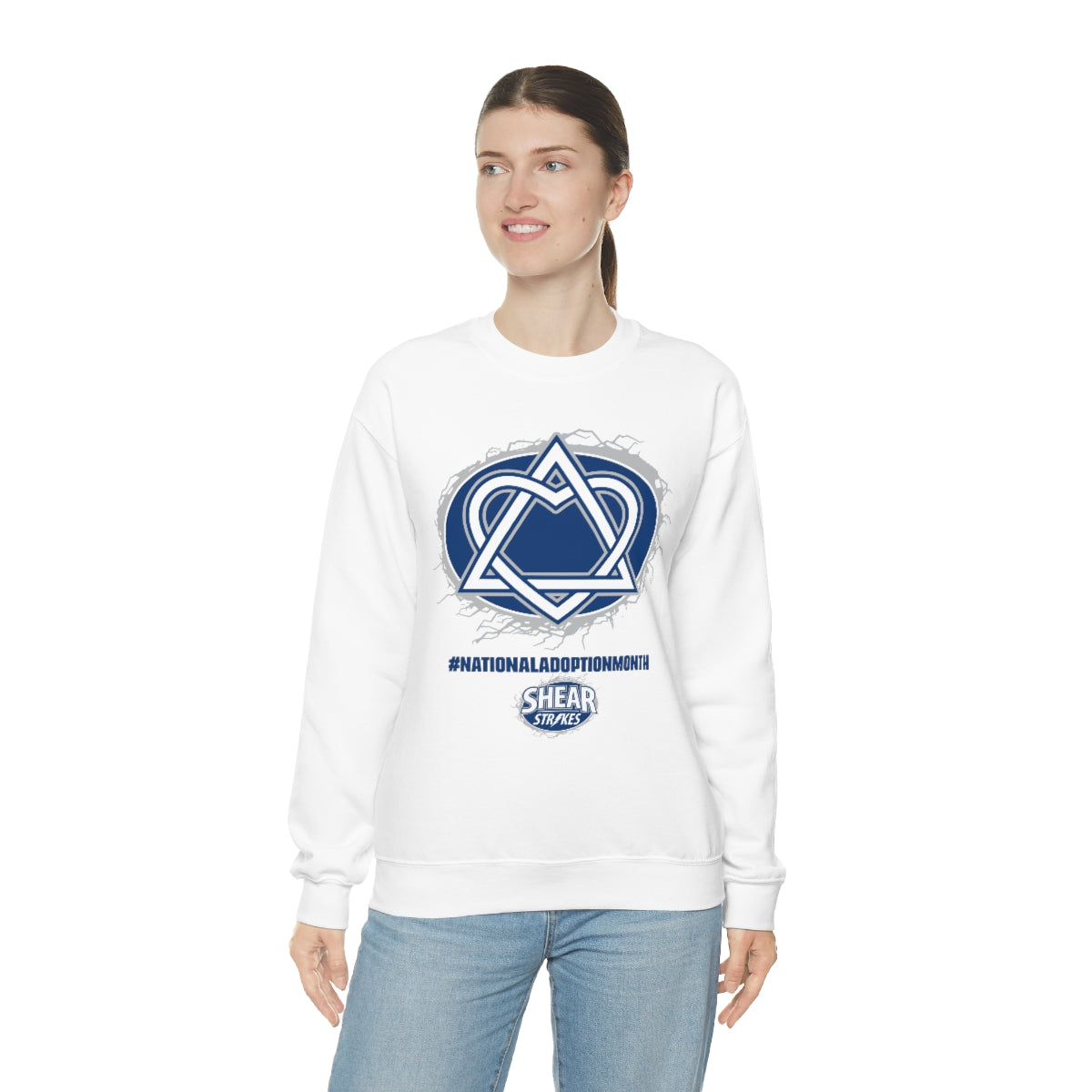 National Adoption Month Crewneck Sweatshirt