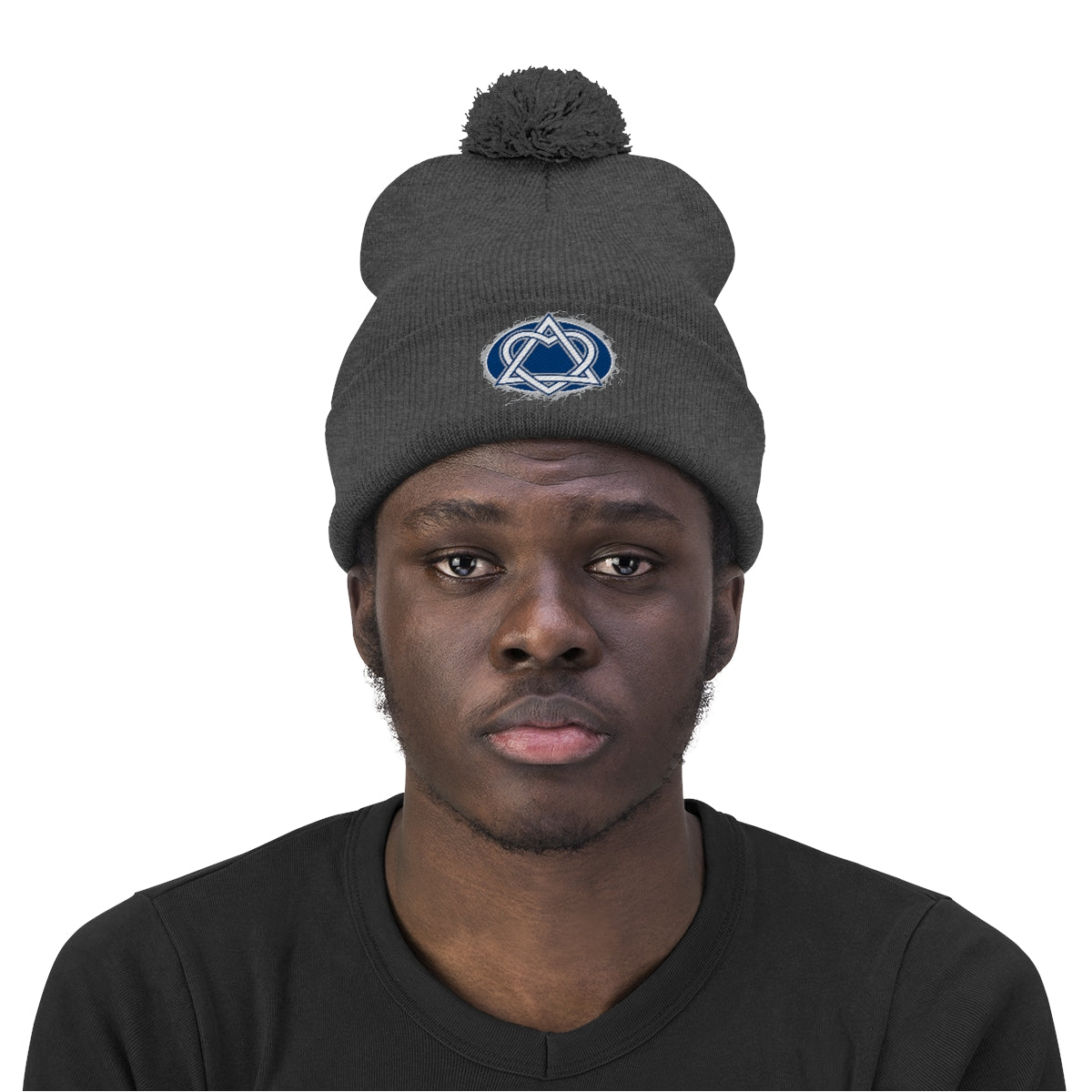 Adoption Logo Pom Pom Beanie