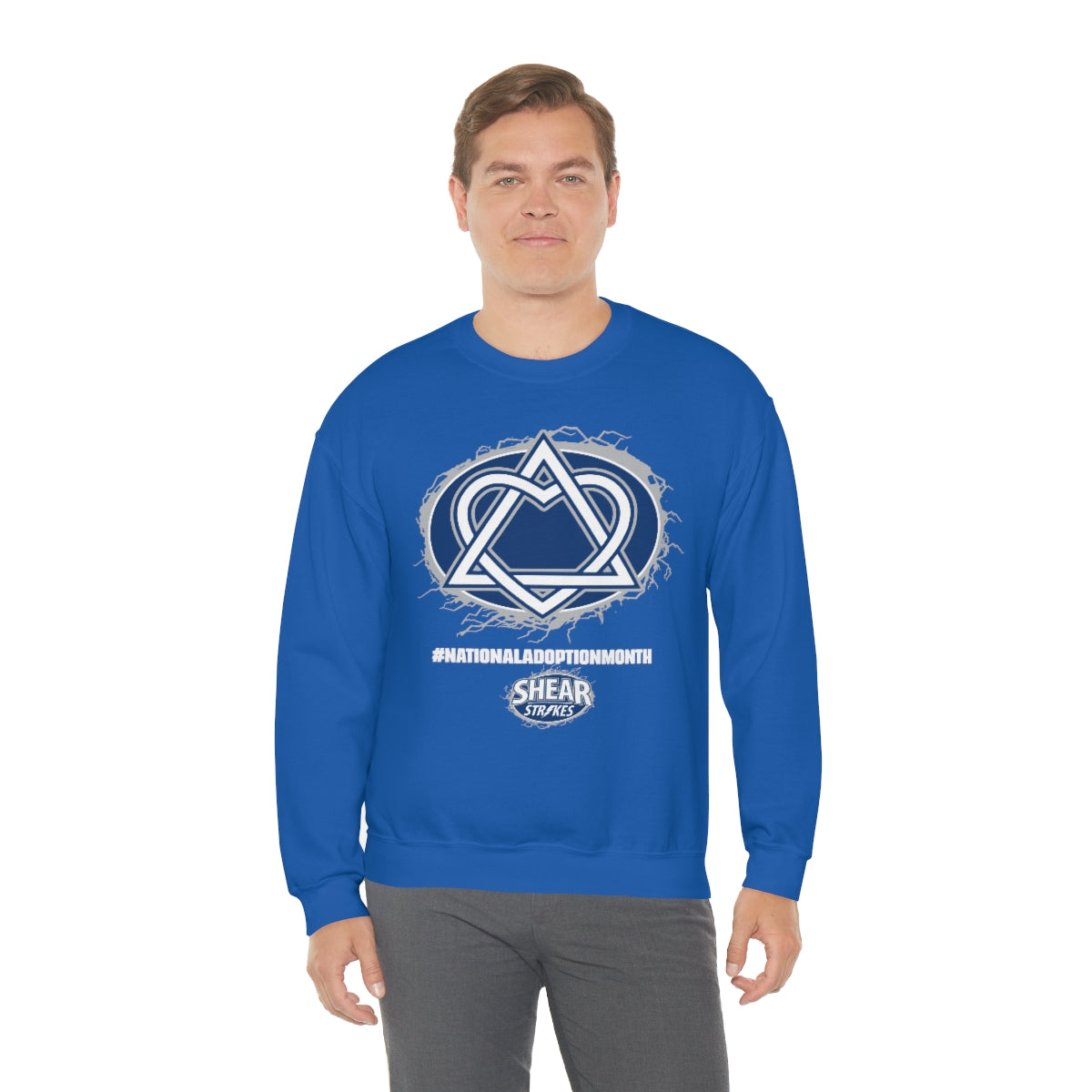 National Adoption Month Crewneck Sweatshirt
