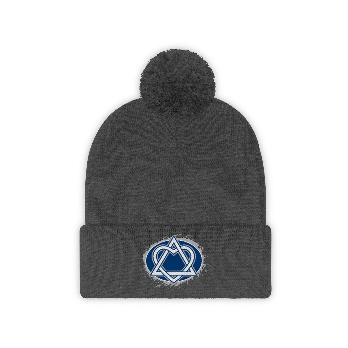 Adoption Logo Pom Pom Beanie