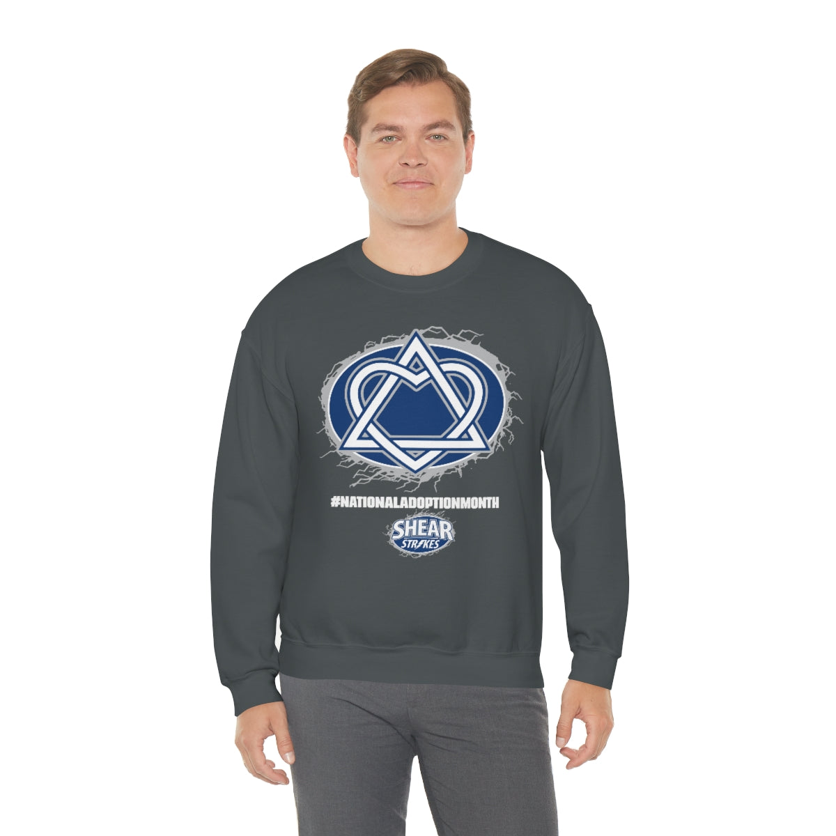 National Adoption Month Crewneck Sweatshirt